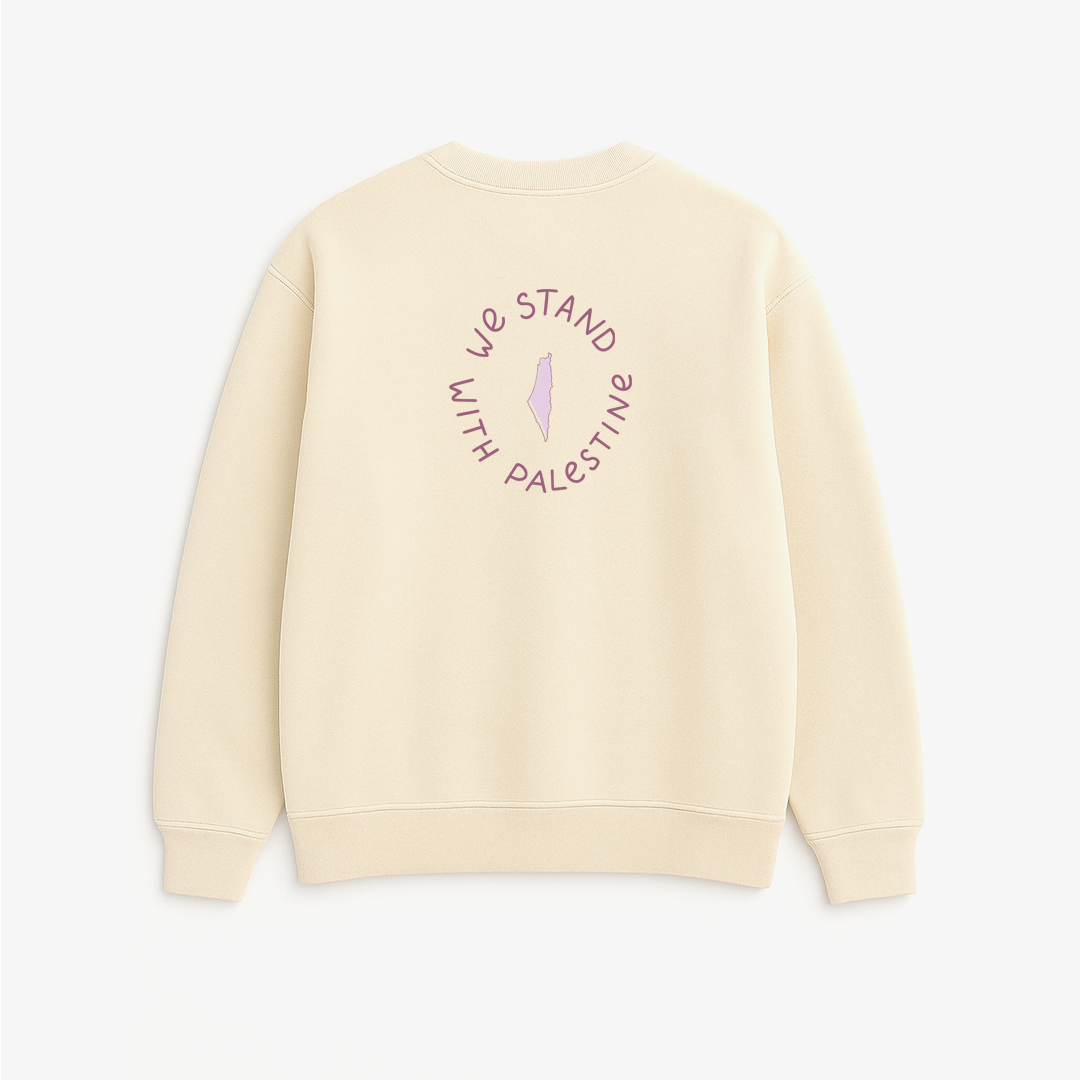 WSW Palestine - Printed Oversized Sweatshirt